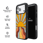 Shine On | Retro Sunset Case iPhone Case get.casely 