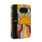 Shine On | Retro Sunset Case iPhone Case get.casely 