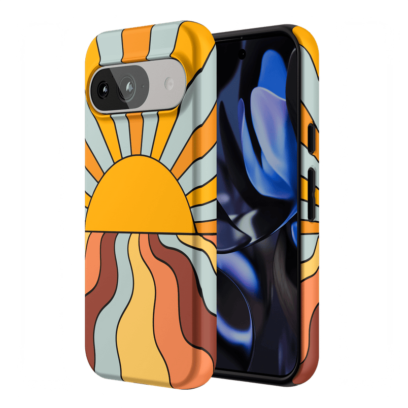 Shine On | Retro Sunset Case iPhone Case get.casely 