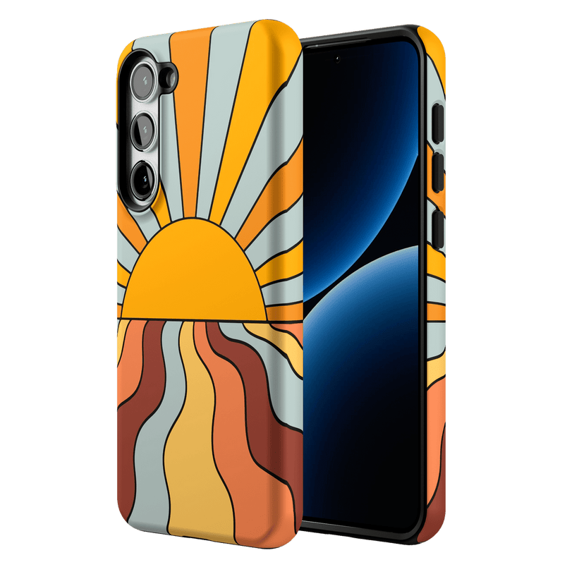 Shine On | Retro Sunset Case iPhone Case get.casely 