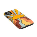 Shine On | Retro Sunset Case iPhone Case get.casely 