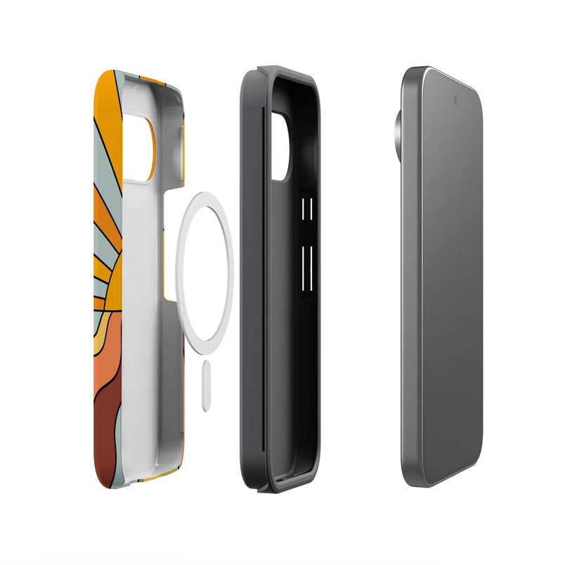 Shine On | Retro Sunset Case iPhone Case get.casely 