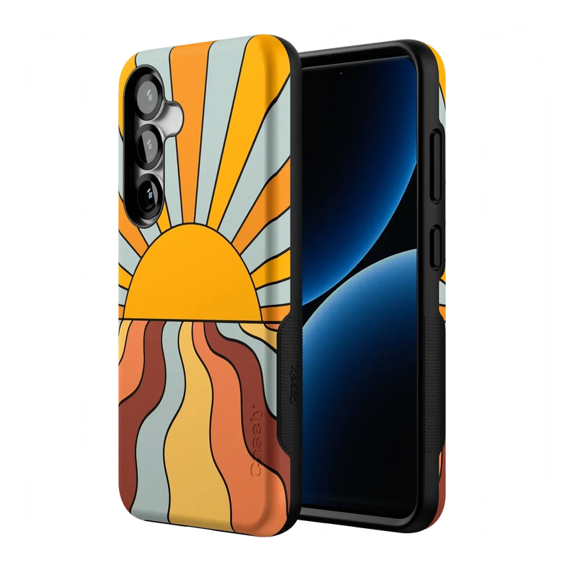 Shine On | Retro Sunset Case iPhone Case get.casely 