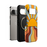 Shine On | Retro Sunset Case iPhone Case get.casely 