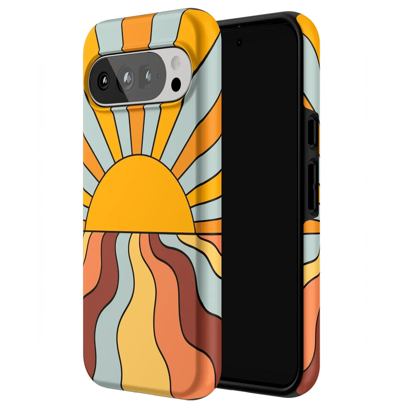 Shine On | Retro Sunset Case iPhone Case get.casely 