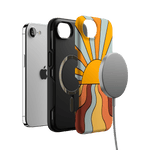 Shine On | Retro Sunset Case iPhone Case get.casely 