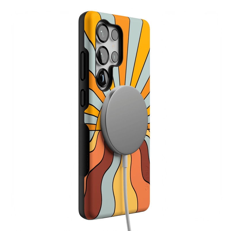 Shine On | Retro Sunset Case iPhone Case get.casely 