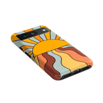 Shine On | Retro Sunset Case iPhone Case get.casely 
