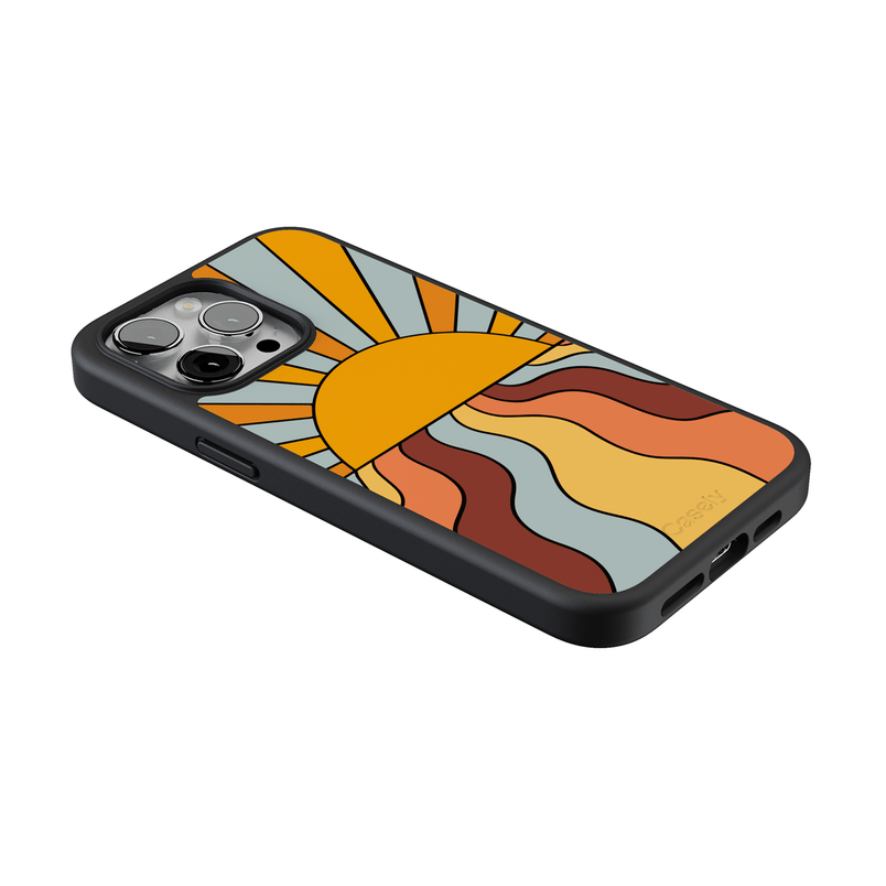 Shine On | Retro Sunset Case iPhone Case get.casely 