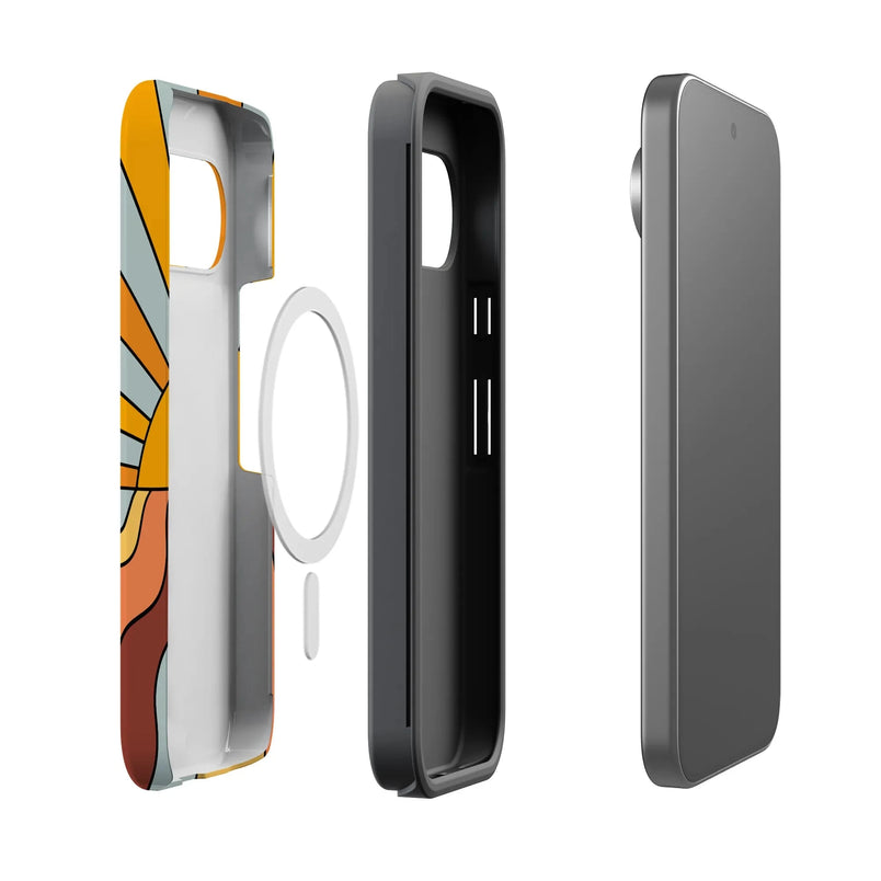 Shine On | Retro Sunset Case iPhone Case get.casely 