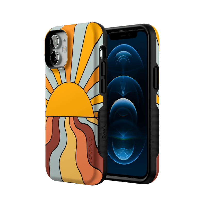 Shine On | Retro Sunset Case iPhone Case get.casely 