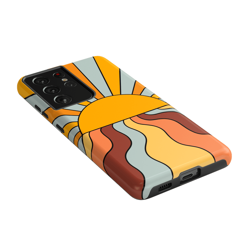 Shine On | Retro Sunset Case iPhone Case get.casely 