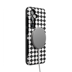 Salem's Hex | Black & White Checkered Case
