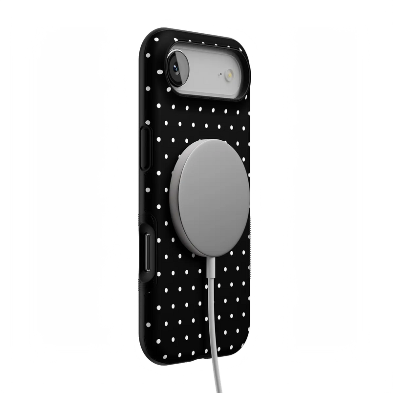 On the Dot | Black Polka Dot Case