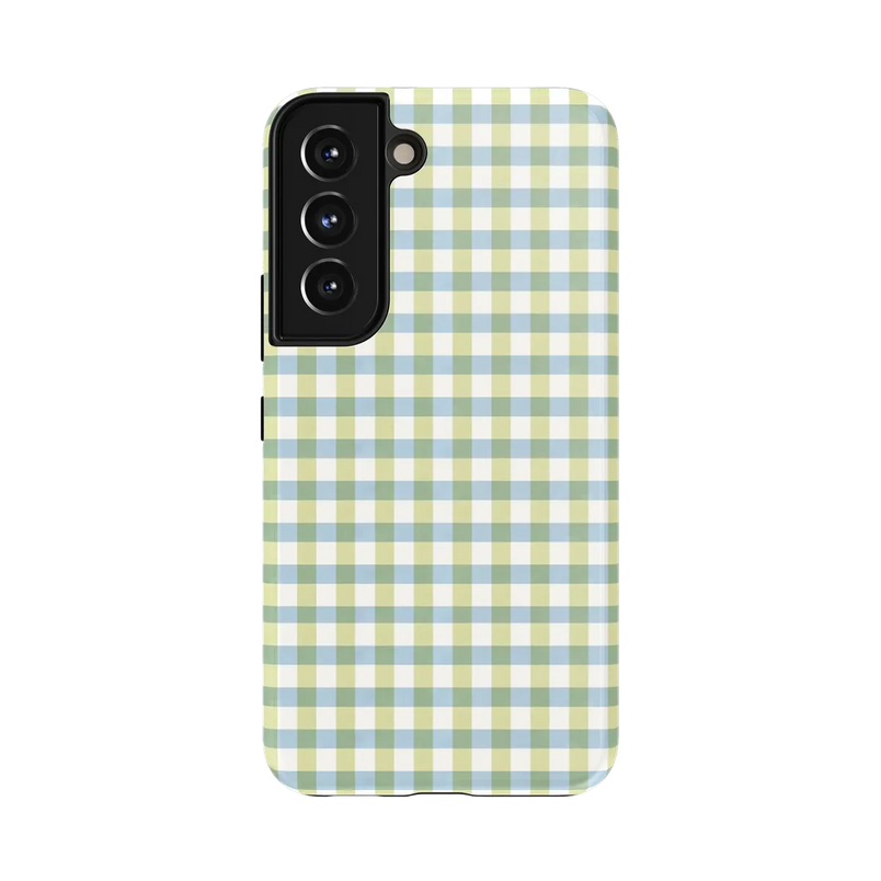 Pastel Picnic | Blue & Green Gingham Case