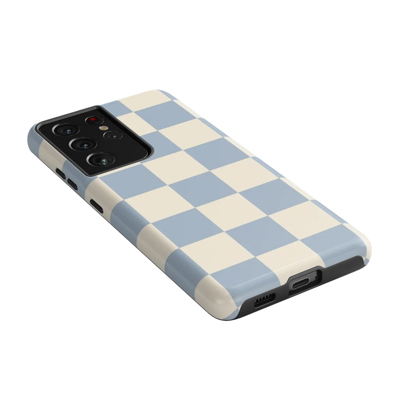 Fit Check | Light Blue Checkerboard Case