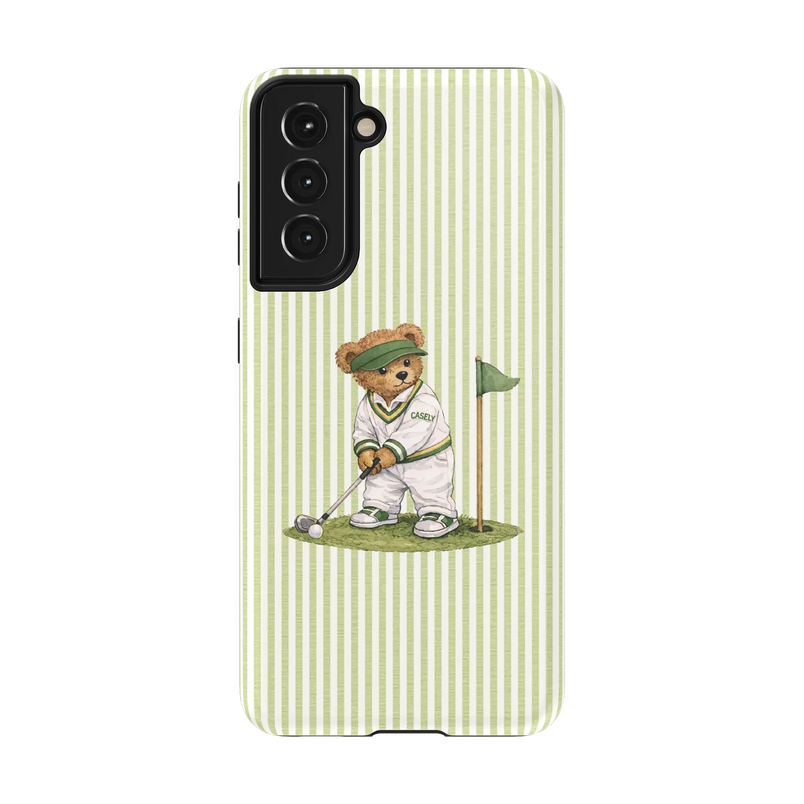 Bear on the Green | Clubhouse Case - Galaxy S21