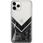 Sleek and Simple | Black Marble V Clear Case iPhone Case get.casely Classic iPhone 11 Pro 