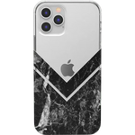 Sleek and Simple | Black Marble V Clear Case iPhone Case get.casely Classic iPhone 12 Pro 