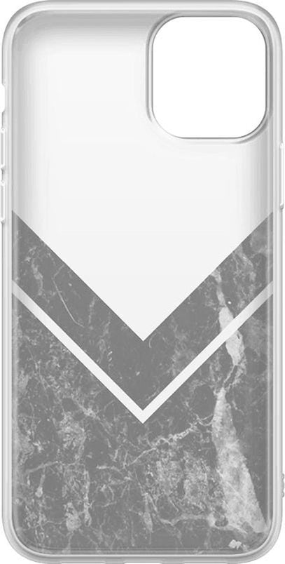 Sleek and Simple | Black Marble V Clear Case iPhone Case get.casely 