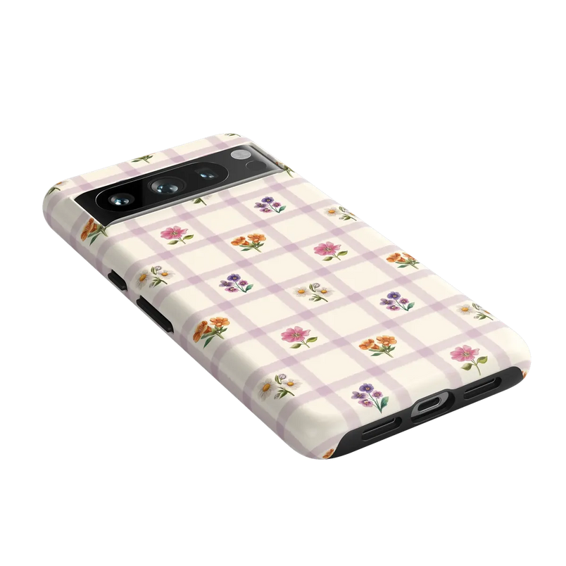 Meadow Check | Floral Gingham Case