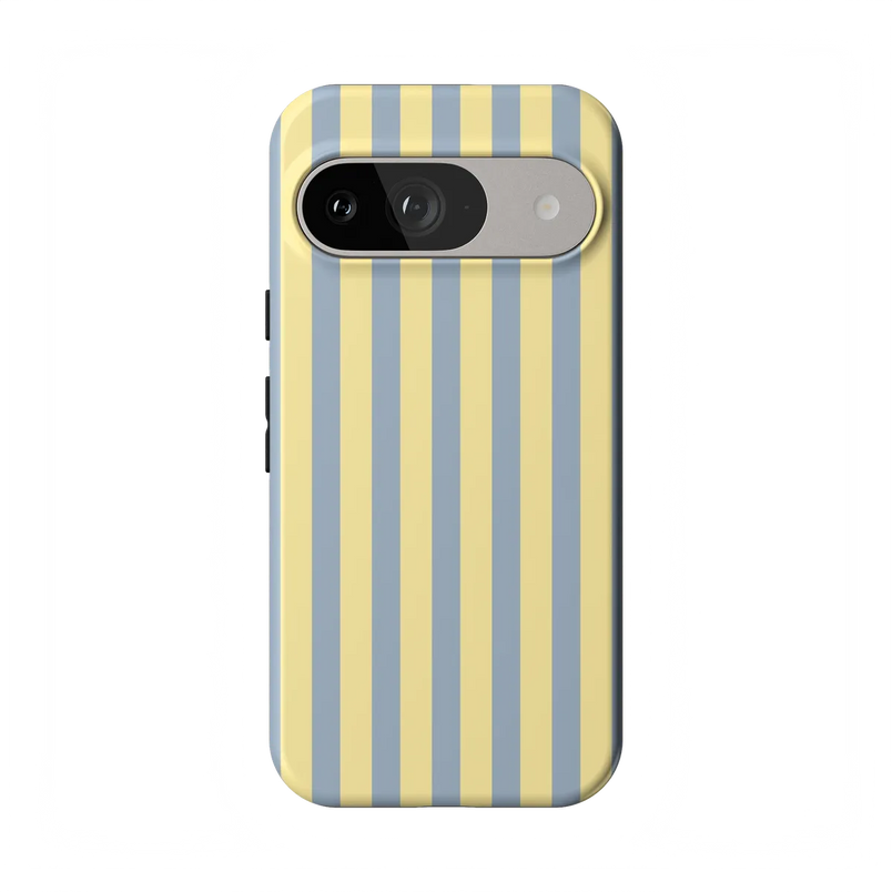 Coastline Stripes | Blue & Yellow Case - Google Pixel 9