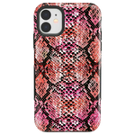 Snake Along | Red Snake Skin Case iPhone Case get.casely Bold iPhone 11 