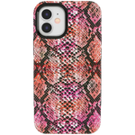 Snake Along | Red Snake Skin Case iPhone Case get.casely Bold iPhone 12 Mini 
