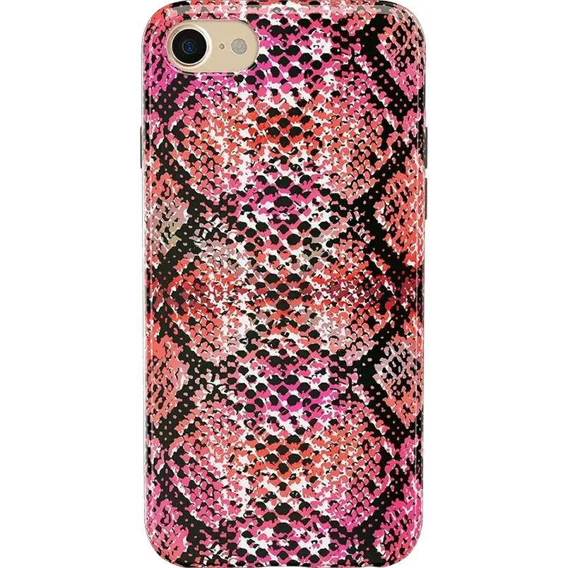 Snake Along | Red Snake Skin Case iPhone Case get.casely Classic iPhone 6/7/8 