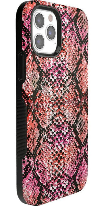 Snake Along | Red Snake Skin Case iPhone Case get.casely 