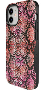 Snake Along | Red Snake Skin Case iPhone Case get.casely 