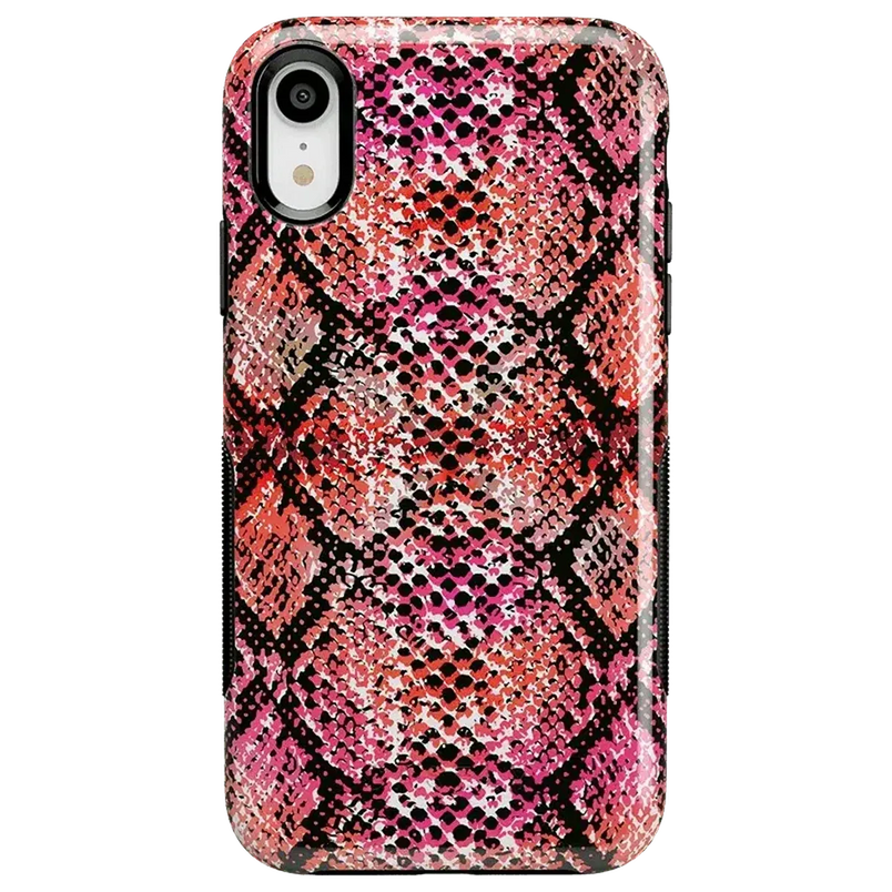 Snake Along | Red Snake Skin Case iPhone Case get.casely 