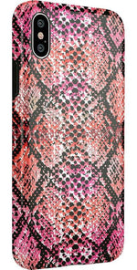 Snake Along | Red Snake Skin Case iPhone Case get.casely 