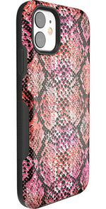 Snake Along | Red Snake Skin Case iPhone Case get.casely 