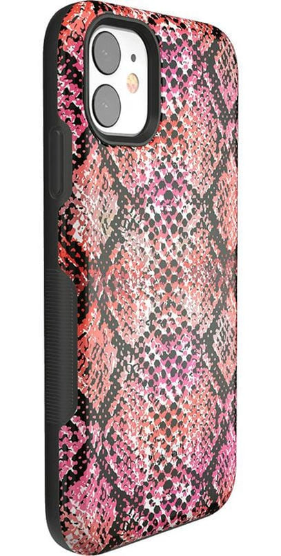 Snake Along | Red Snake Skin Case iPhone Case get.casely 