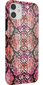 Snake Along | Red Snake Skin Case iPhone Case get.casely 