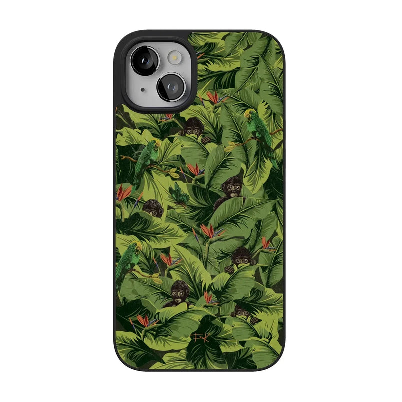 Sneaky Monkeys | Frida Kahlo Jungle Floral Case iPhone Case get.casely Align + MagSafe® iPhone 15 Plus 