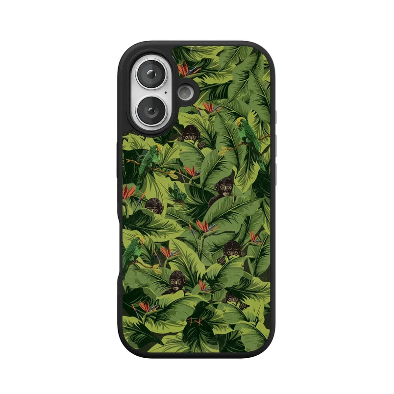 Sneaky Monkeys | Frida Kahlo Jungle Floral Case iPhone Case get.casely Align + MagSafe® iPhone 17 