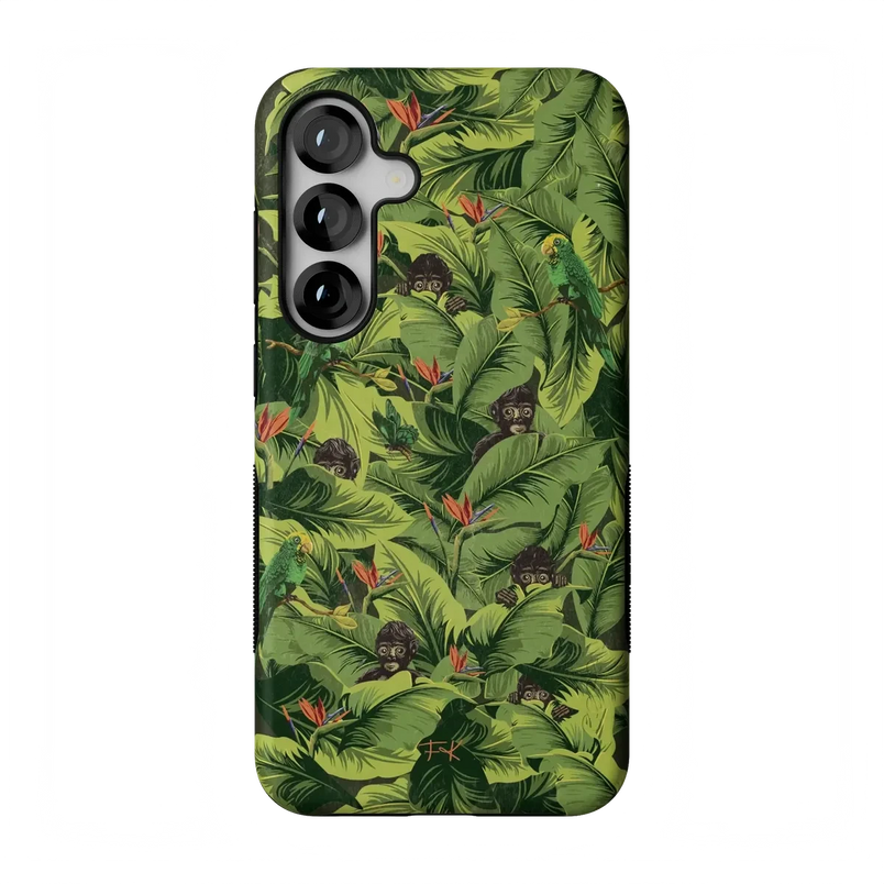 Sneaky Monkeys | Frida Kahlo Jungle Floral Case iPhone Case get.casely Bold Flex + MagSafe® Galaxy S26 Plus 