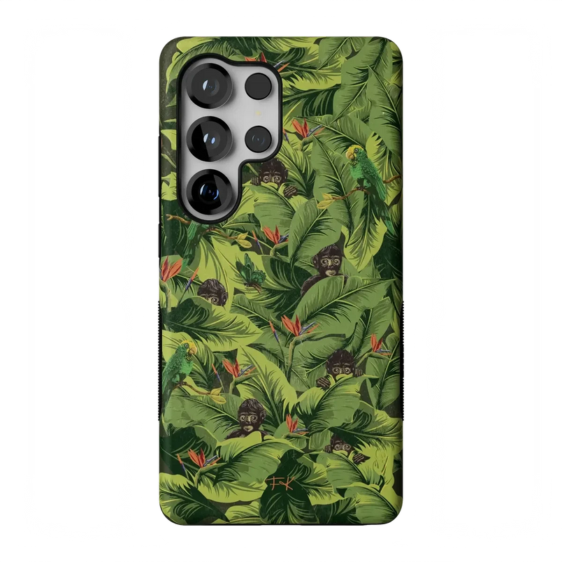 Sneaky Monkeys | Frida Kahlo Jungle Floral Case iPhone Case get.casely Bold Flex + MagSafe® Galaxy S26 Ultra 