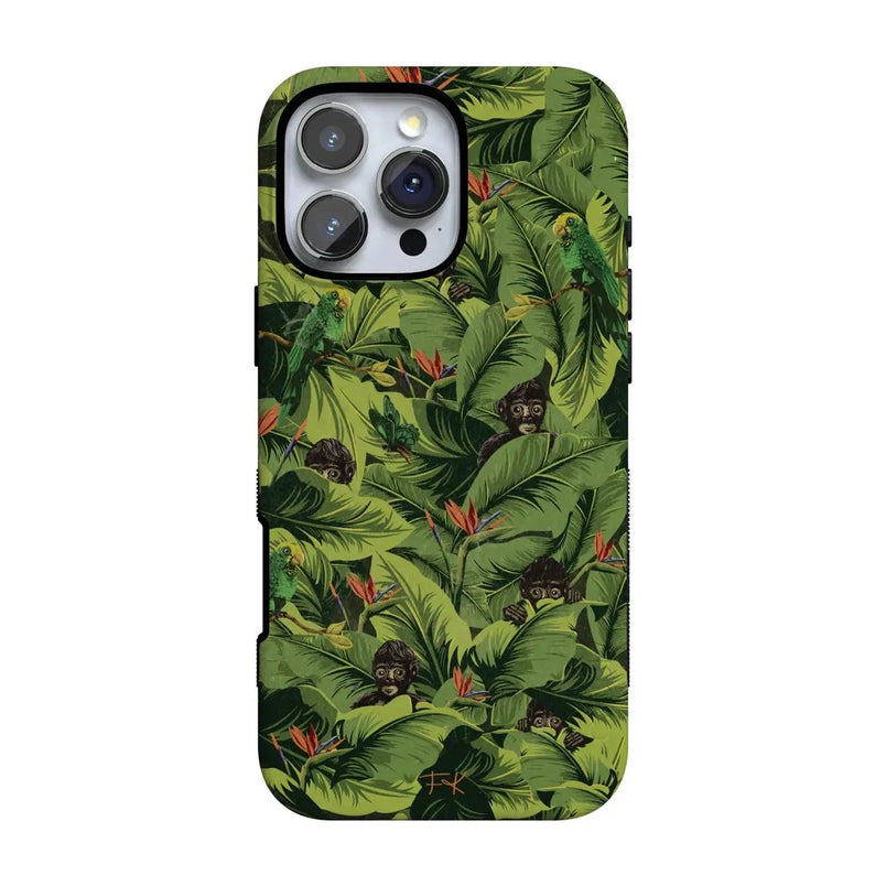 Sneaky Monkeys | Frida Kahlo Jungle Floral Case iPhone Case get.casely Bold Flex + MagSafe® iPhone 16 Pro Max 