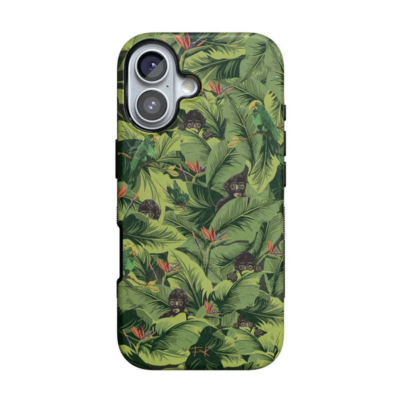 Sneaky Monkeys | Frida Kahlo Jungle Floral Case iPhone Case get.casely Bold Flex + MagSafe® iPhone 17 