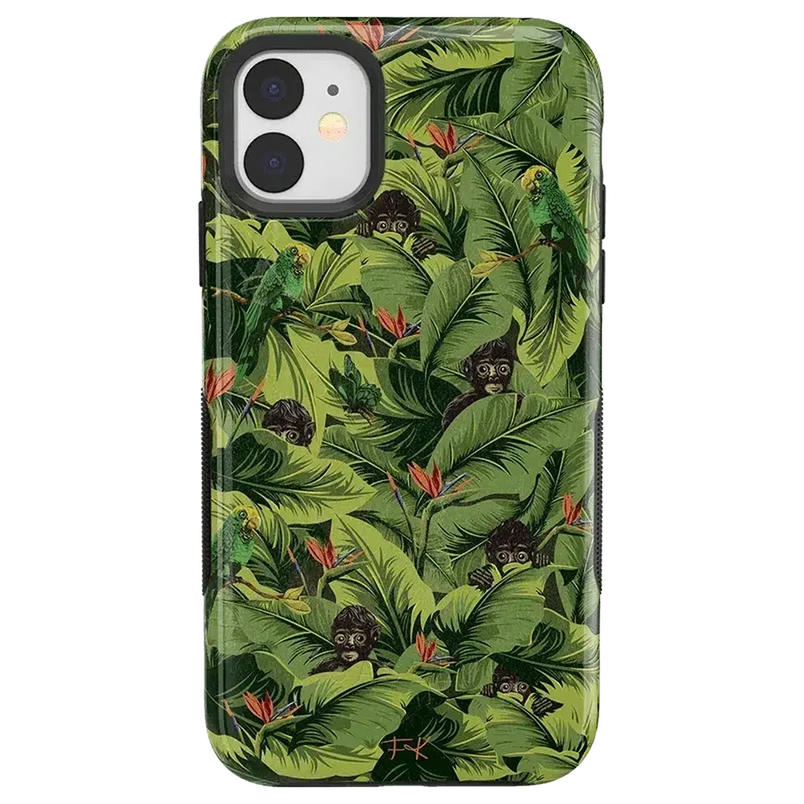 Sneaky Monkeys | Frida Kahlo Jungle Floral Case iPhone Case get.casely Bold iPhone 11 