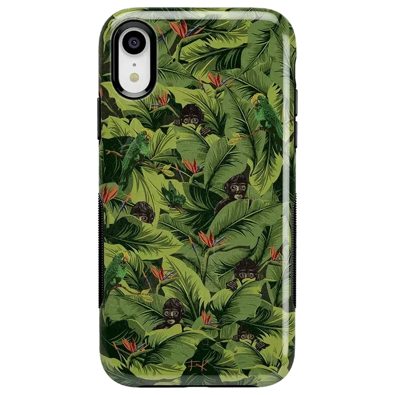 Sneaky Monkeys | Frida Kahlo Jungle Floral Case iPhone Case get.casely Bold iPhone XR 