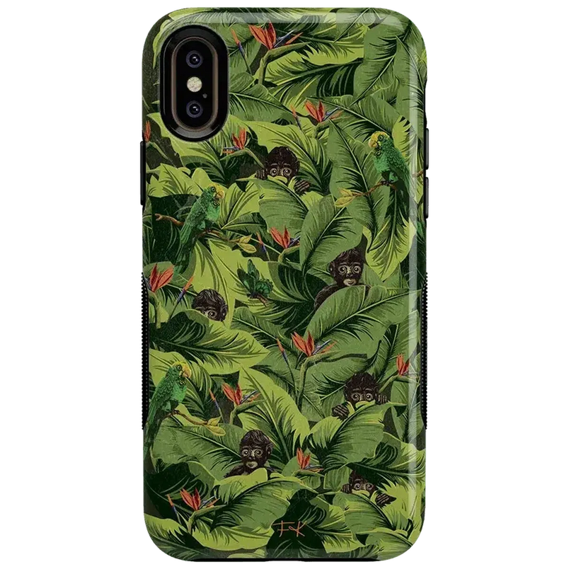 Sneaky Monkeys | Frida Kahlo Jungle Floral Case iPhone Case get.casely Bold iPhone XS Max 