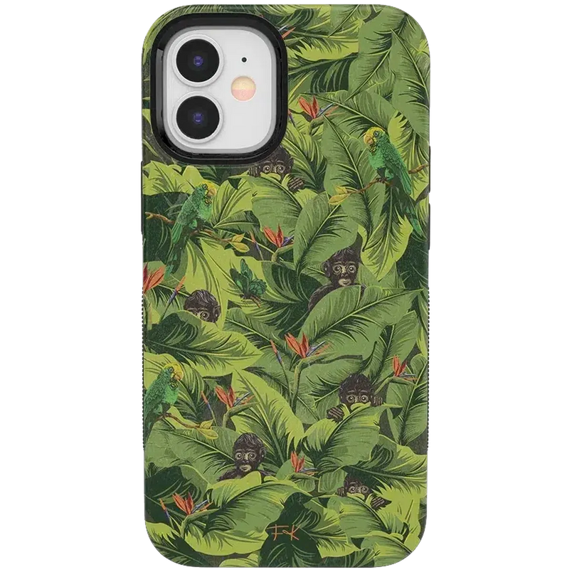 Sneaky Monkeys | Frida Kahlo Jungle Floral Case iPhone Case get.casely Bold + MagSafe® iPhone 12 