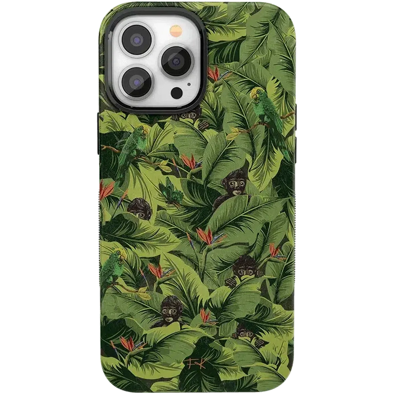 Sneaky Monkeys | Frida Kahlo Jungle Floral Case iPhone Case get.casely Bold + MagSafe® iPhone 13 Pro Max 