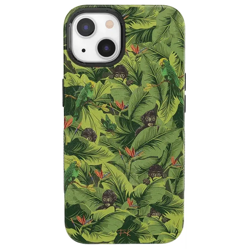 Sneaky Monkeys | Frida Kahlo Jungle Floral Case iPhone Case get.casely Bold + MagSafe® iPhone 13 