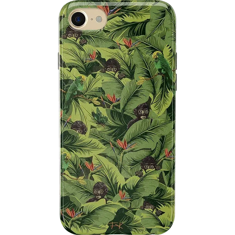 Sneaky Monkeys | Frida Kahlo Jungle Floral Case iPhone Case get.casely Classic iPhone SE (2020 & 2022) 