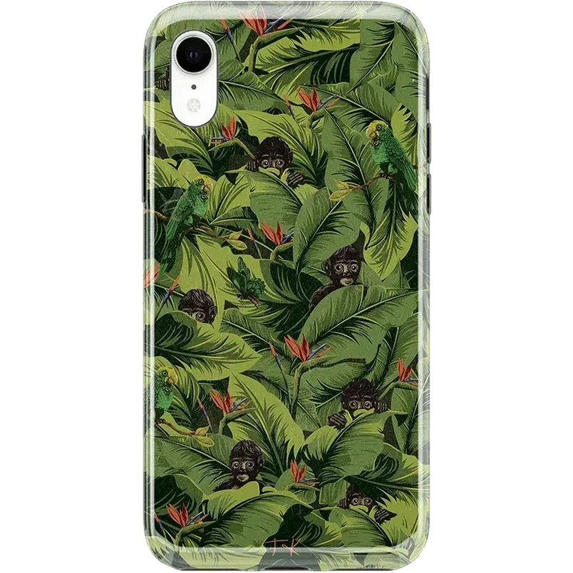 Sneaky Monkeys | Frida Kahlo Jungle Floral Case iPhone Case get.casely Classic iPhone XR 